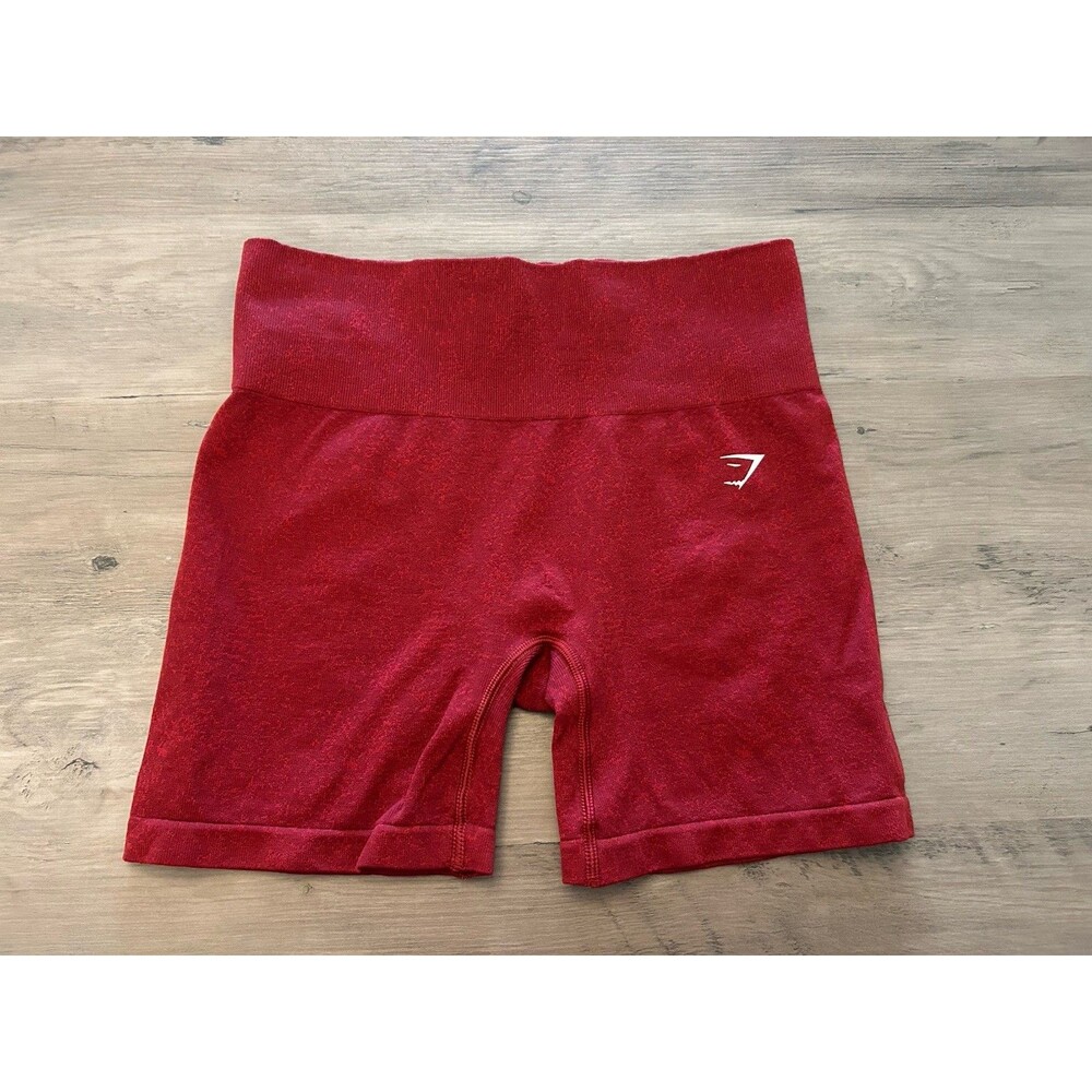 Gymshark Vital Seamless Shorts Size S Brick Red Marl Women